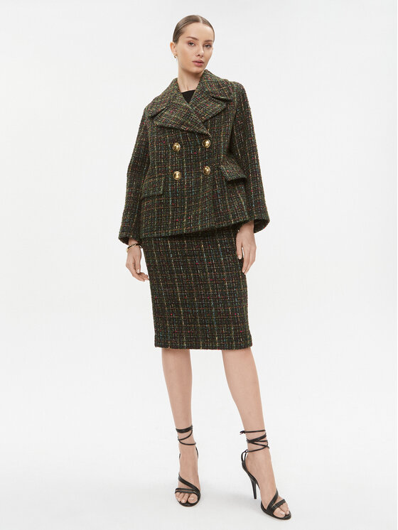 Luisa Spagnoli Luisa Spagnoli Płaszcz przejściowy Scellino 540182 Khaki Regular Fit