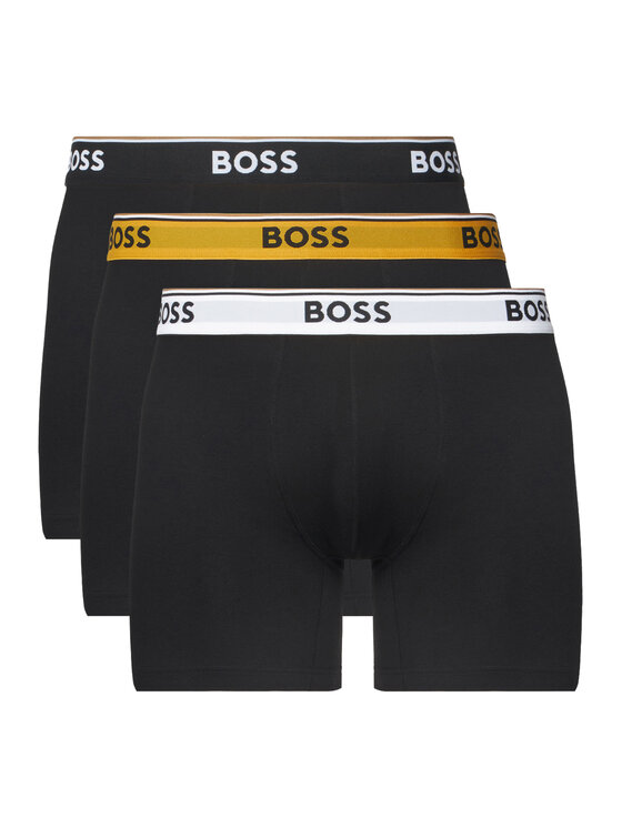 BOSS BOSS Bokserių komplektas BoxerBr 3P Power 50554694 Juoda