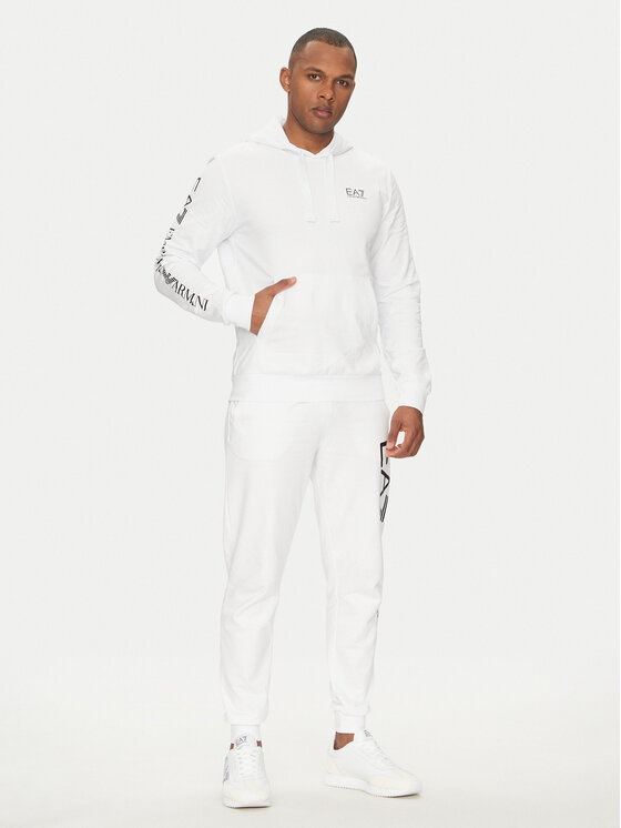 EA7 Emporio Armani EA7 Emporio Armani Mikina 7M000569 AF13512 M0003 Bílá Regular Fit