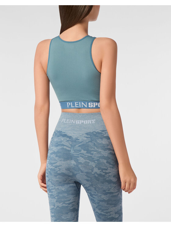 Plein Sport Plein Sport Biustonosz top 22151 Błękitny