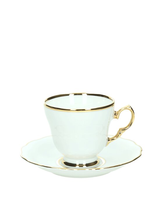 Ćmielów Ćmielów Filiżanka ze spodkiem Alaska Dzień Biały