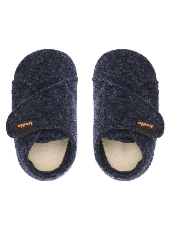 Froddo Papuci de casă Prewalkers Wooly G1170002 Albastru