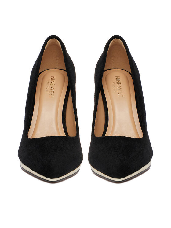 Nine West Nine West Pantofi cu toc subțire EO-CD25-218-1 Negru