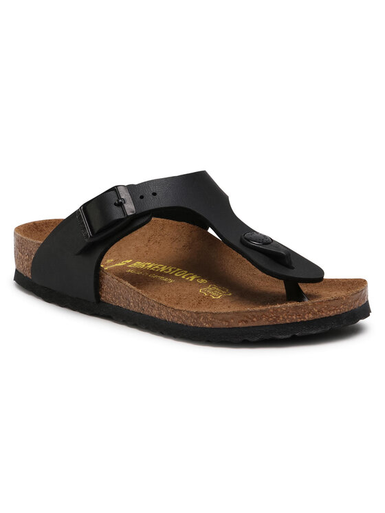 Birkenstock Birkenstock Čības uz pirksta Gizeh Kinder 846143 Melns