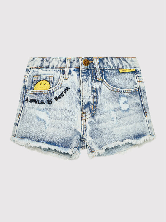 Desigual Pantaloncini di jeans Saxo 22SGDD04 Blu Regular Fit • Modivo.it
