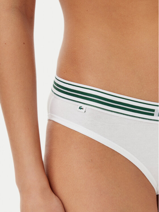 Lacoste Lacoste Klašične gaćice 8F8185 Bijela