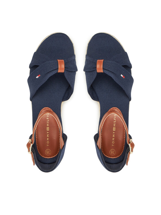 Tommy Hilfiger Tommy Hilfiger Espadrilky T3A7-33801-0048 S Tmavomodrá