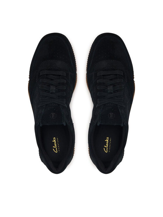 Clarks Clarks Снікерcи Sharpham Lace 26320168 Чорний