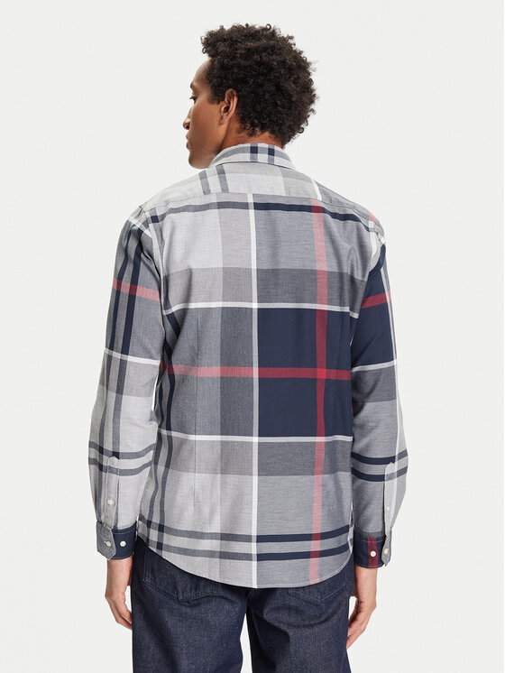 Barbour Barbour Риза Dunoon MSH4980TN21 Сив Regular Fit
