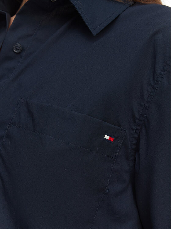 Tommy Hilfiger Tommy Hilfiger Košile WW0WW48899 Tmavomodrá Relaxed Fit