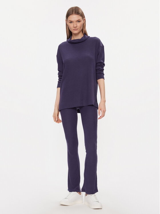 Triumph Triumph Pidžama hlače Thermal MyWear Skinny Leg Trousers 10216565 Tamnoplava Skinny Fit