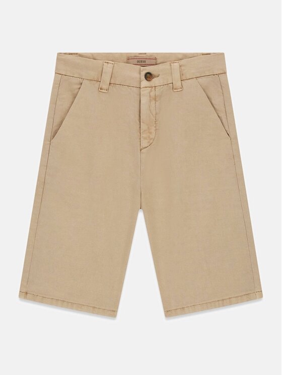 Guess Kids Guess Kids Παντελόνι υφασμάτινο 182569 Μπεζ Regular Fit