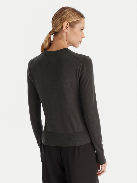 Calvin Klein Calvin Klein Pulover LV044D370G Gri Regular Fit