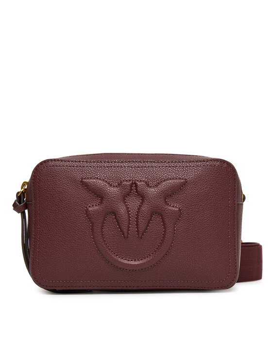 PINKO PINKO Torbica Carrie Camera Bag Classic PE 25 PLTT 104336 A29Q Tamnocrvena