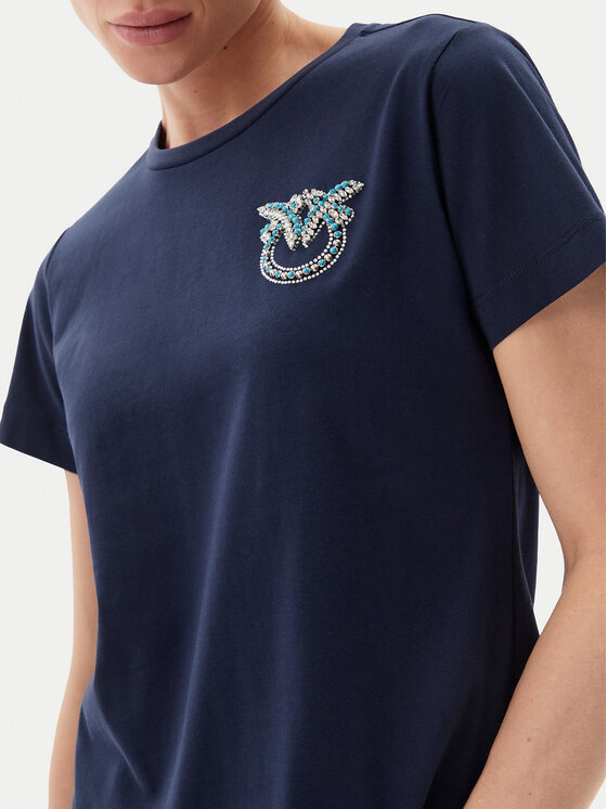 PINKO PINKO T-shirt Nambrone 103320 A2G7 Tamnoplava Regular Fit