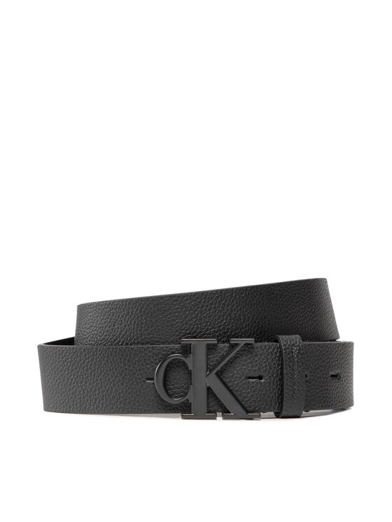 Curea pentru Bărbați Calvin Klein Jeans Round Mono Plaque Belt 35Mm K50K509883 Negru
