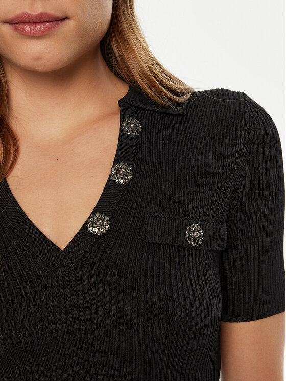 Guess Guess Maglione W5RR25 Z2U00 Nero Regular Fit