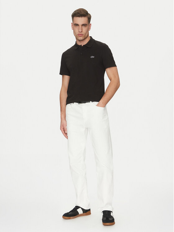 Lacoste Lacoste Polo DH5522 Crna Regular Fit