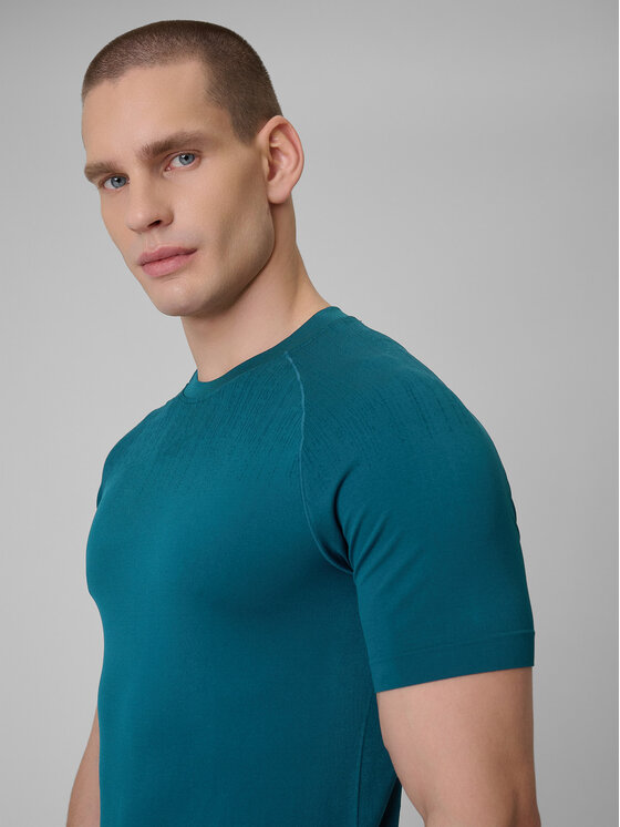 4F 4F Koszulka techniczna TRAINING CLUB Granatowy Slim Fit