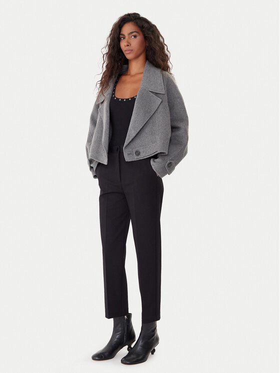 ViCOLO ViCOLO Kurtka przejściowa TF0026 Szary Regular Fit