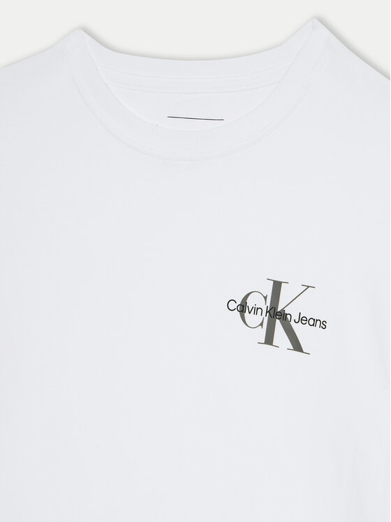 Calvin Klein Jeans Calvin Klein Jeans Marškinėliai IU0IU00678 Balta Regular Fit