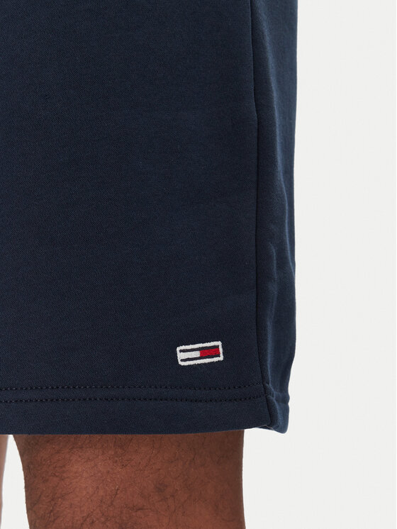 Tommy Jeans Pantaloni scurți sport Flag Beach DM0DM21931 Bleumarin