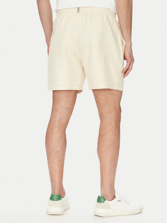 BOSS BOSS Шорти з тканини 50540134 Écru Regular Fit