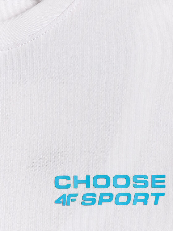 4F 4F T-Shirt STREET SPORT Biały Regular Fit