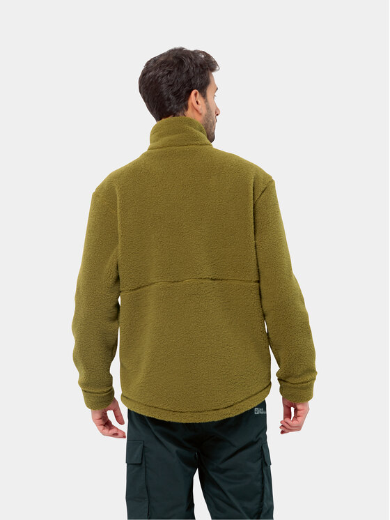 Jack Wolfskin Jack Wolfskin Fliis Felslicht Jkt 1711151 Khakivärviline Regular Fit