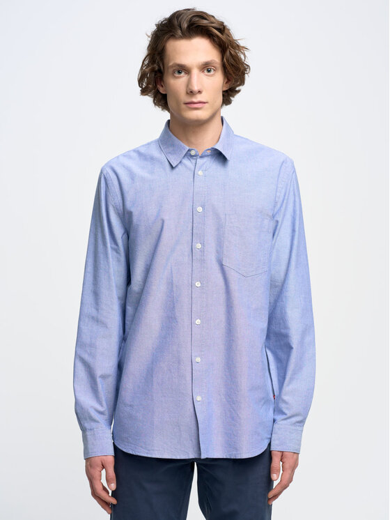 BIG STAR BIG STAR Koszula trixi_401 Niebieski Basic Fit