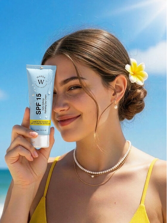 Warda Skincare Warda Skincare Daily Defense Nawilżający SPF 15 Krem na dzień