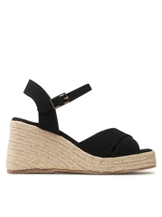 Castañer Espadrile Thea Jute/001 023070-100 Črna