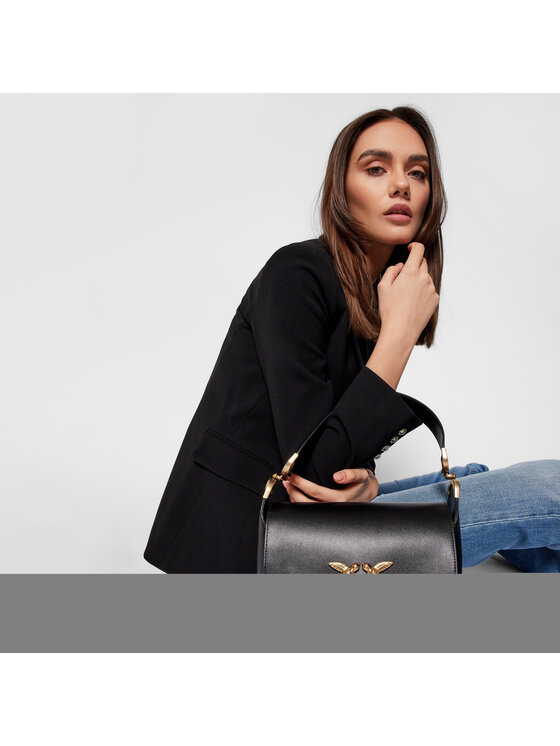 PINKO Pinko Käekott Love Shoulder Bag Simply PE 21 PLTT 1P221W Y6XT Must