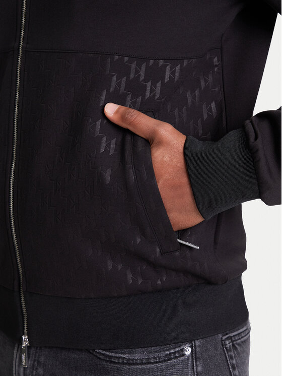 KARL LAGERFELD KARL LAGERFELD Світшот 705023 553902 Чорний Regular Fit