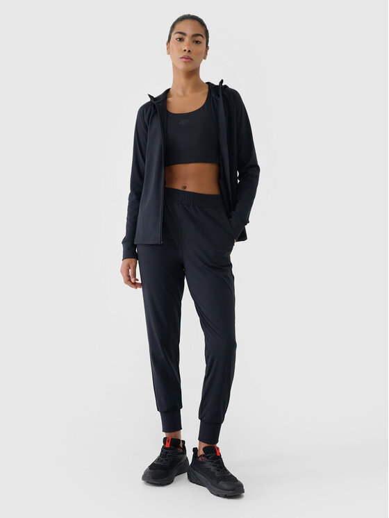 4F 4F Spodnie dresowe MULTI ACTIVE Czarny Regular Fit