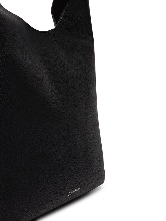 Calvin Klein Calvin Klein Kabelka Slouchy Pebble Medium Bag LV04F3596G Černá