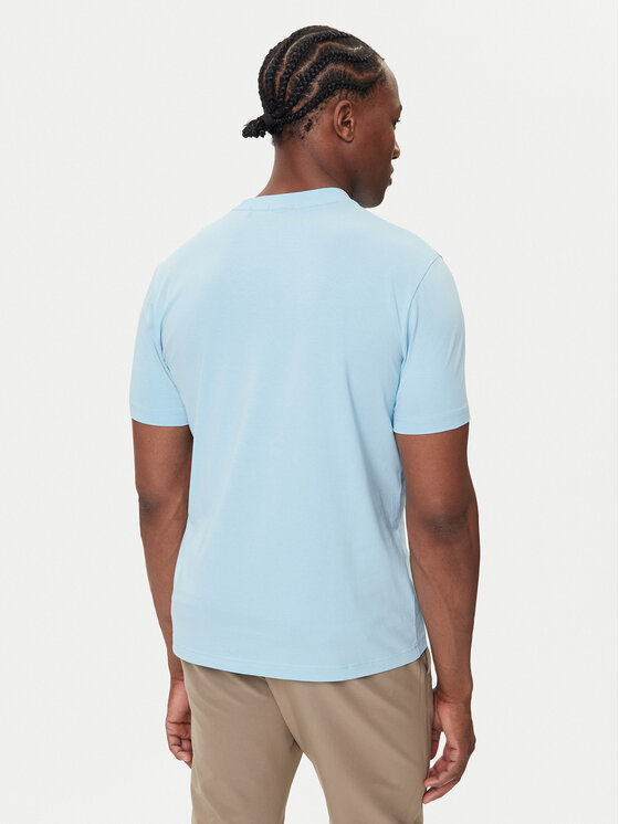 BOSS BOSS Tricou 50506373 Albastru celest Regular Fit