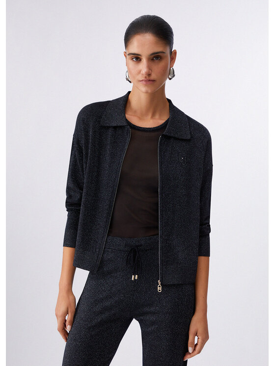 Liu Jo Liu Jo Kardigan TA6245MS49I04858 Czarny Regular Fit
