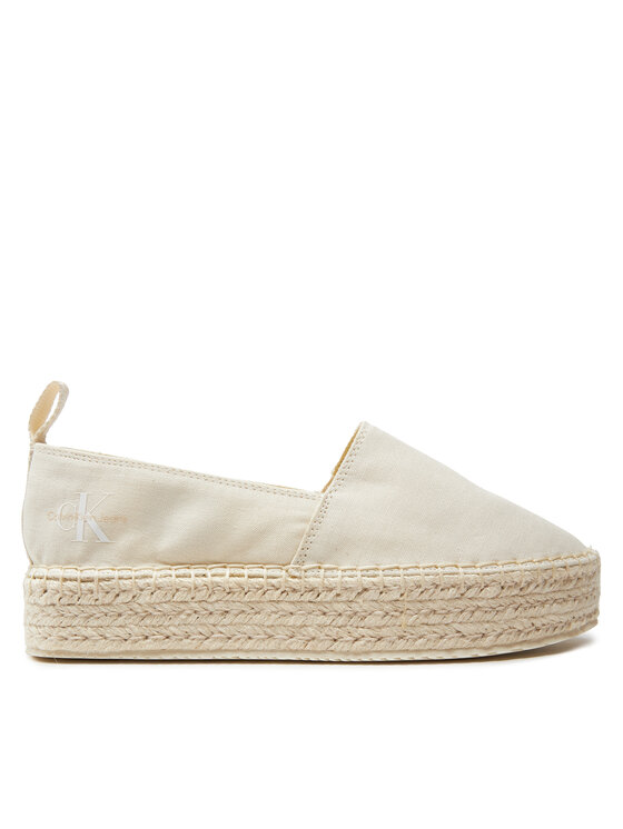 Calvin Klein Jeans Espadrile Platform Espadrille Ml Btw YW0YW01378 Écru