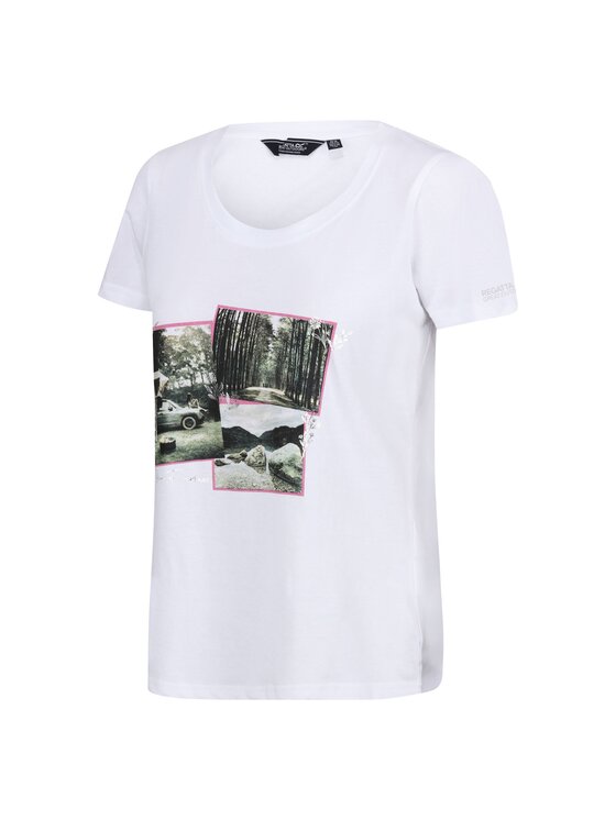 Regatta Regatta T-Shirt Filandra VIII Biały Short Fit