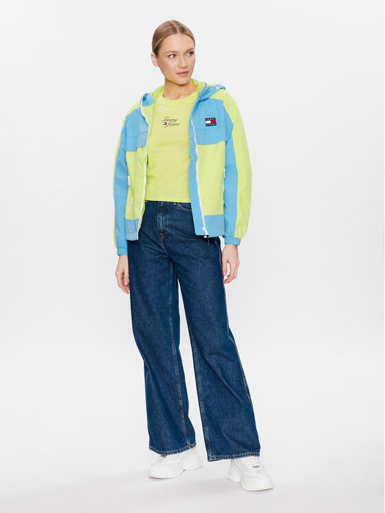 Tommy Jeans Tommy Jeans Wiatrówka Chicago DW0DW15820 Zielony Regular Fit