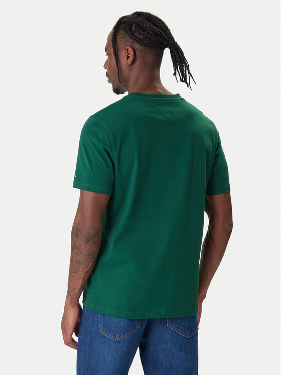 Tommy Hilfiger Tommy Hilfiger Tricou Modern Ath Graphic MW0MW41471 Verde Regular Fit