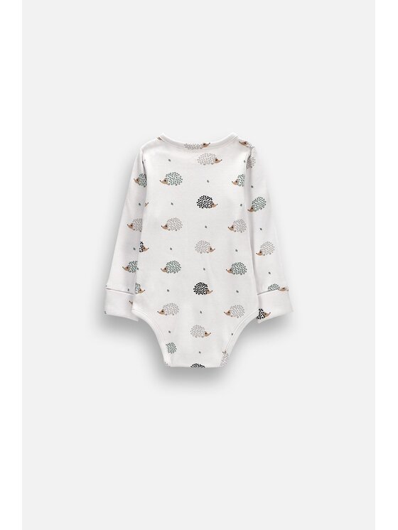 Coccodrillo Coccodrillo Body dziecięce ZC6112601FBN-001 Biały Regular Fit