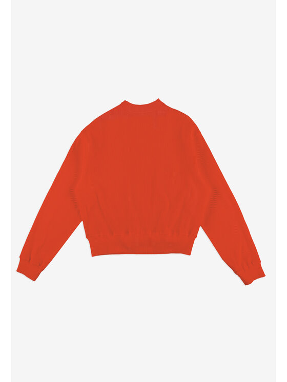 PROSTO. PROSTO. Bluza Ribbed Czerwony Oversize