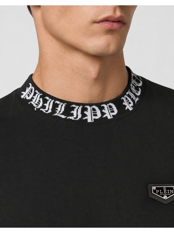 PHILIPP PLEIN PHILIPP PLEIN T-Shirt 31654 Czarny Regular Fit