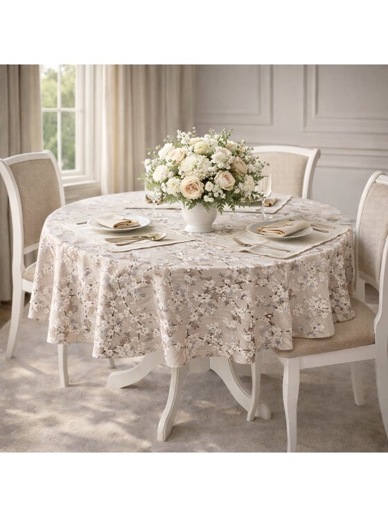 Roseberry Home Roseberry Home Obrus Twigs Szary