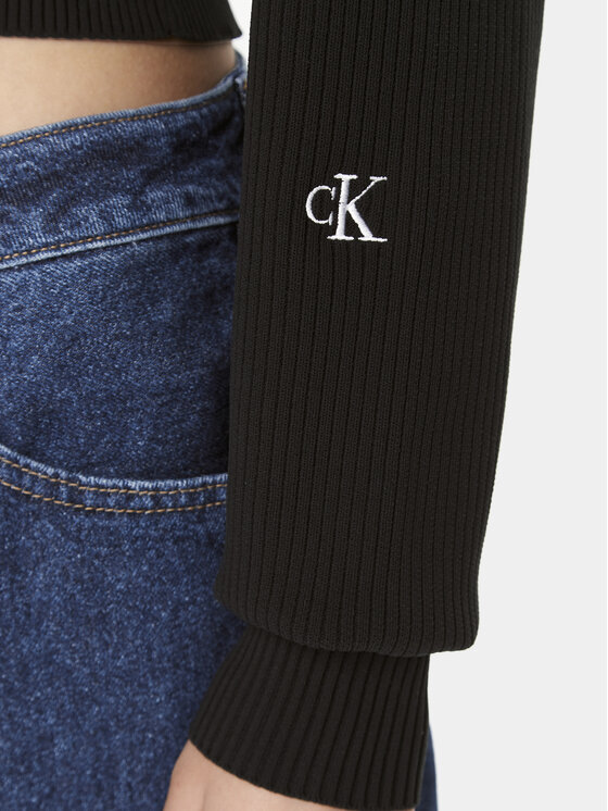 Calvin Klein Jeans Calvin Klein Jeans Sweater J20J221967 Fekete Regular Fit