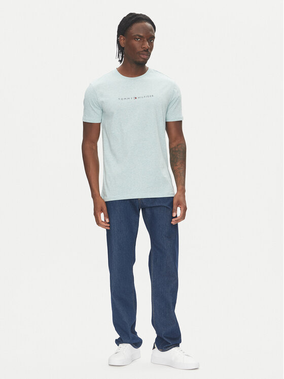 Tommy Hilfiger Tommy Hilfiger T-Shirt UM0UM03525 Zielony Regular Fit