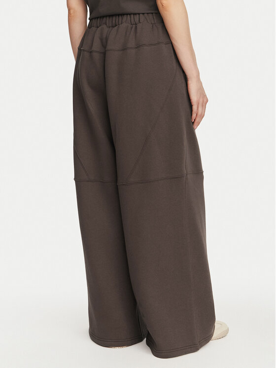 Kappa Kappa Spodnie dresowe 36226ZW Brązowy Oversize