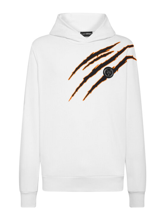 Plein Sport Plein Sport Mikina 507 Biela Regular Fit